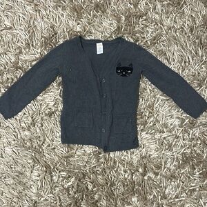 Gray Kitten Cardigan